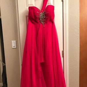 Fuchsia Jeweled Gown